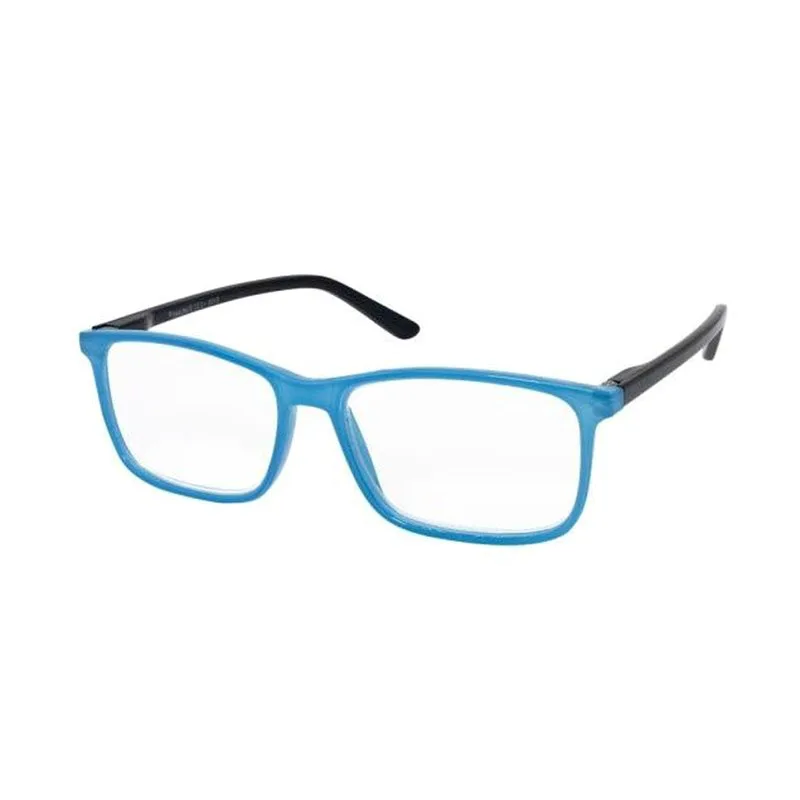 Eyelead Γυαλιά Διαβάσματος Unisex Χρώμα Μαύρο - Μπλε, με Κοκκάλινο Σκελετό E195 - 4,00