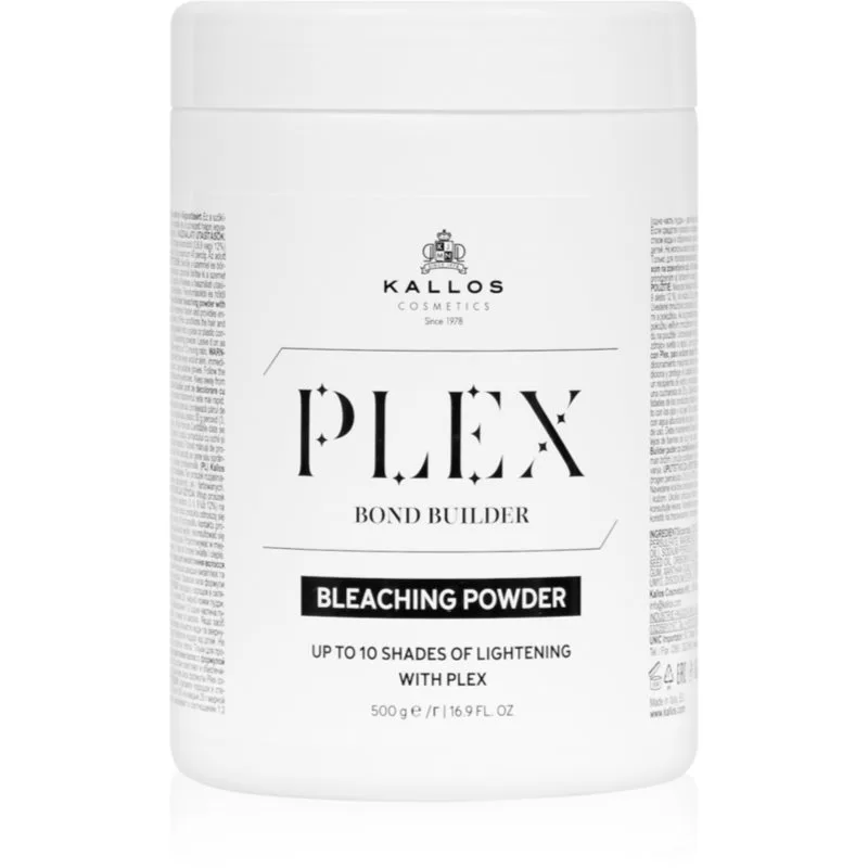 Kallos Plex Bleaching Powder πούδρα για ξάνιγμα και ανταύγειες 500 γρ