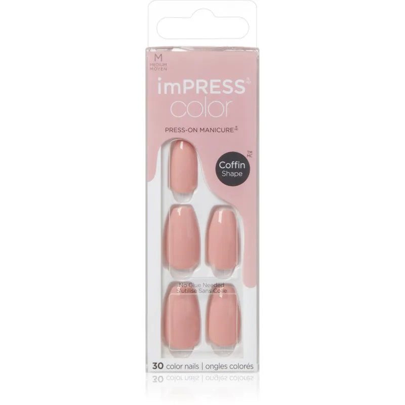 KISS imPRESS Color Medium Ψεύτικα νύχια Sumptuous 30 τμχ