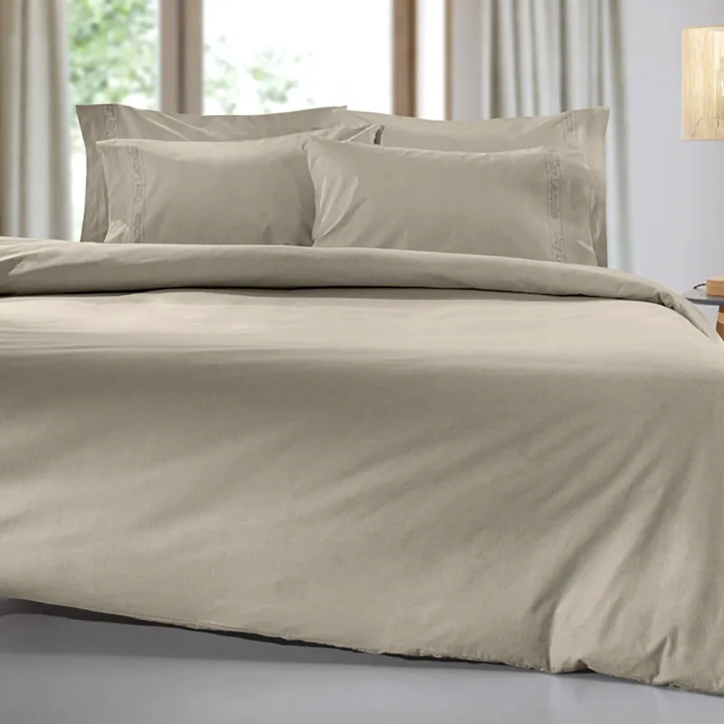 Παπλωματοθήκη Μεμονωμένη Μονή 165X225 Guy Laroche Color Plus Taupe (165x225)