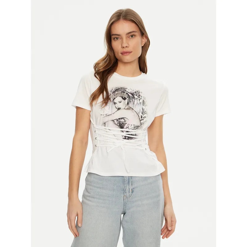 Guess T-Shirt W5RI32 K9RM1 Λευκό Regular Fit