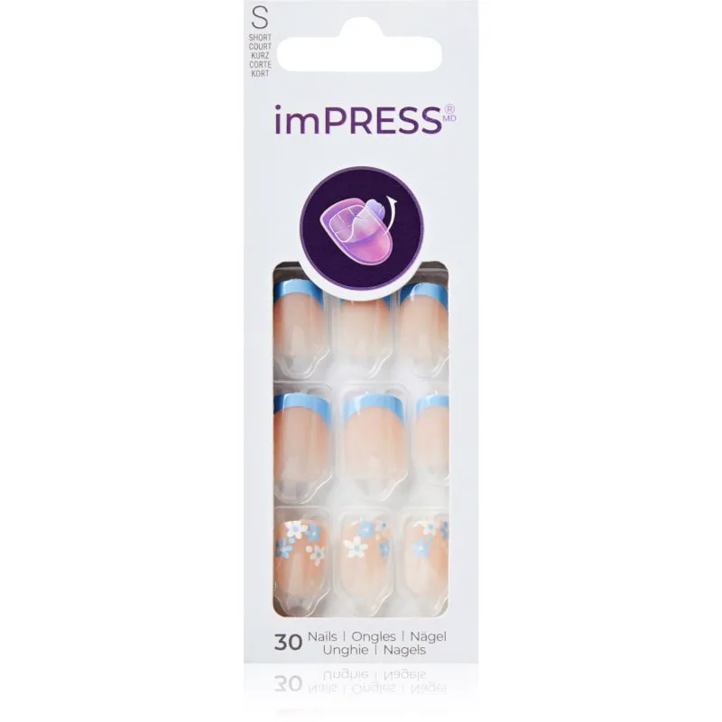 KISS imPRESS The No Glue Mani Ψεύτικα νύχια αυτοκόλλητα 30 τμχ