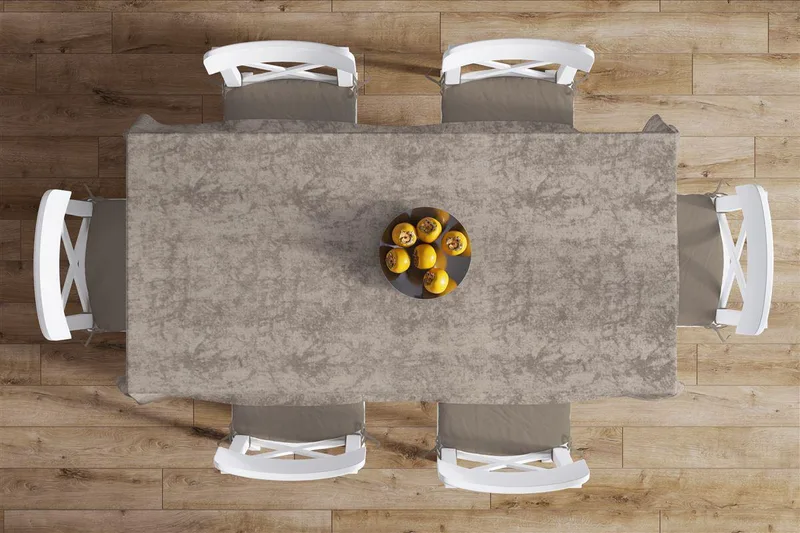 Καρές Μονόχρωμος Polycotton Αλέκιαστος 90x90εκ. Panama Shadow Mocca DimCol (Χρώμα: Μόκα, Ύφασμα: 70% Βαμβάκι-30% Polyester) - DimCol - 33333356008