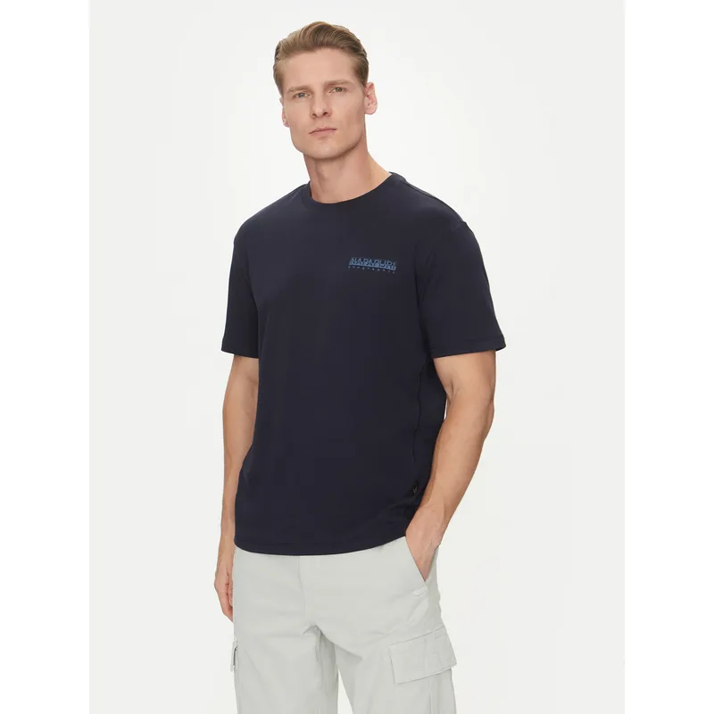 Napapijri T-Shirt S-Vanni NP0A4IED Σκούρο μπλε Regular Fit