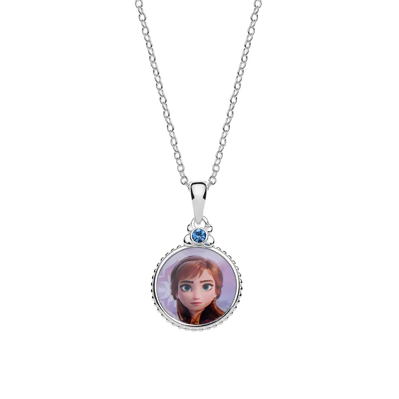 DISNEY Μενταγιόν Από Ασήμι Με Την Anna Frozen CS00020SRJL-P.CS
