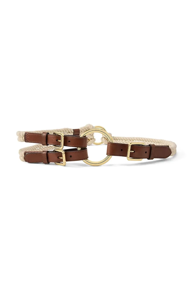Lauren Ralph Lauren πλεκτή ζώνη γυναικεία