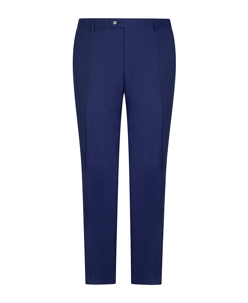 Kaiser Ηoff PLUS SIZE Ανδρικό Παντελόνι Wool Superfine Μπλε