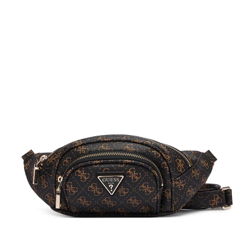Τσαντάκι Μέσης Guess Latona Travel TWHQ92 11080 Μαύρο