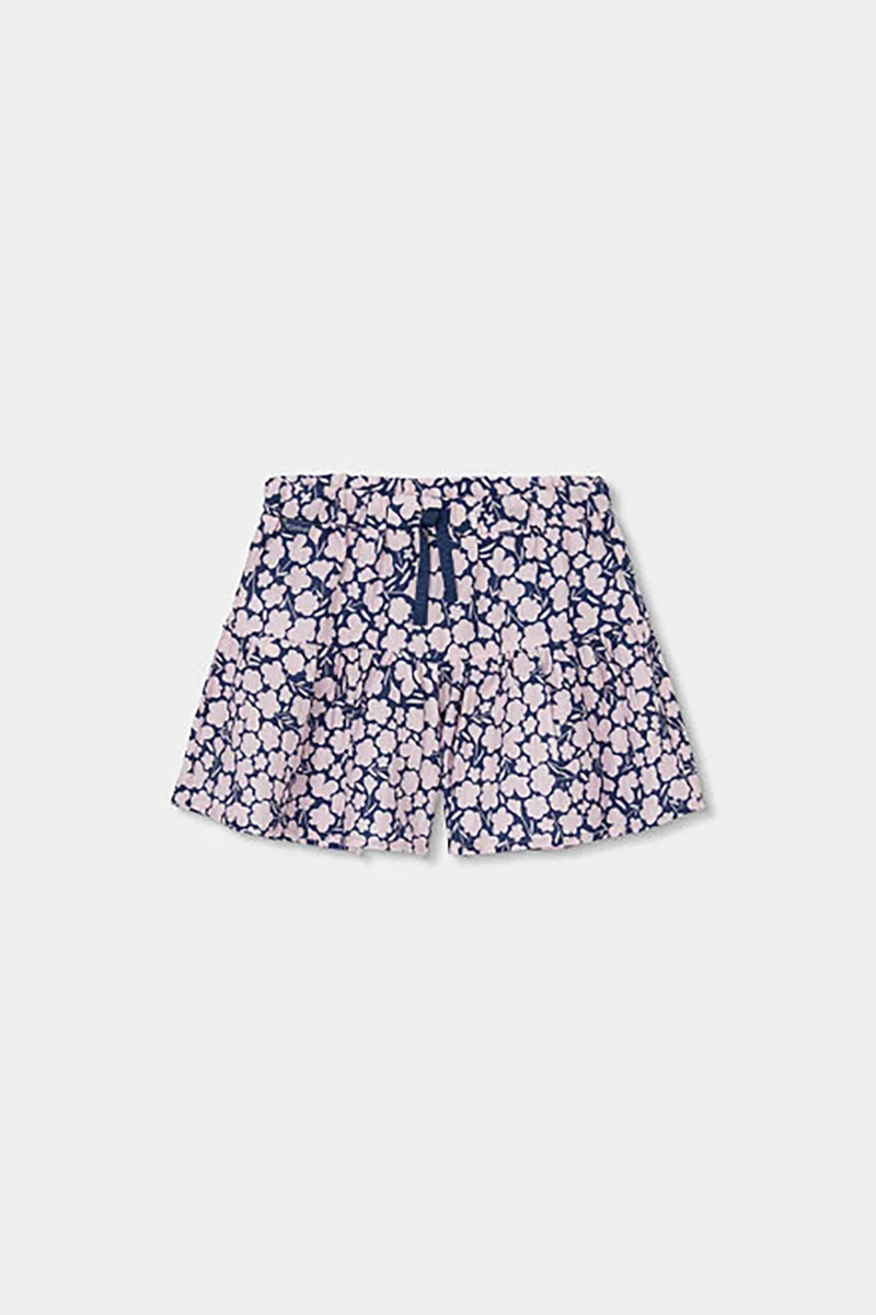 Boboli παιδικό σορτς με floral print - 713023 Πολύχρωμο