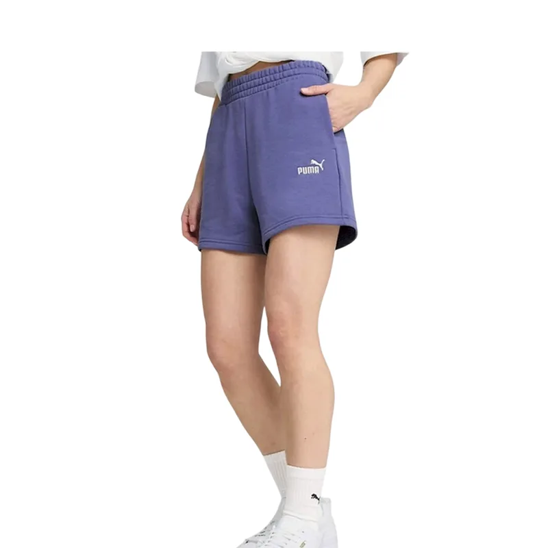 Puma W ESS Small No.1 Logo 5'' High-Waist Shorts (682441-46)