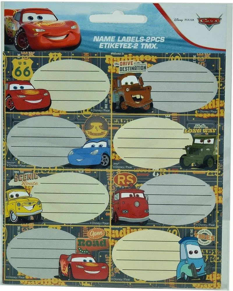 ΑΥΤΟΚΟΛΛΗΤΕΣ ΕΤΙΚΕΤΕΣ ΤΕΤΡΑΔΙΟΥ GIM CARS 2023