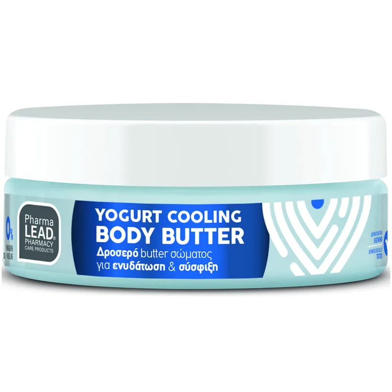 Pharmalead Yogurt Cooling Body Butter Δροσερή Βελούδινη Κρέμα Σώματος για Ενυδάτωση & Σύσφιξη 200ml