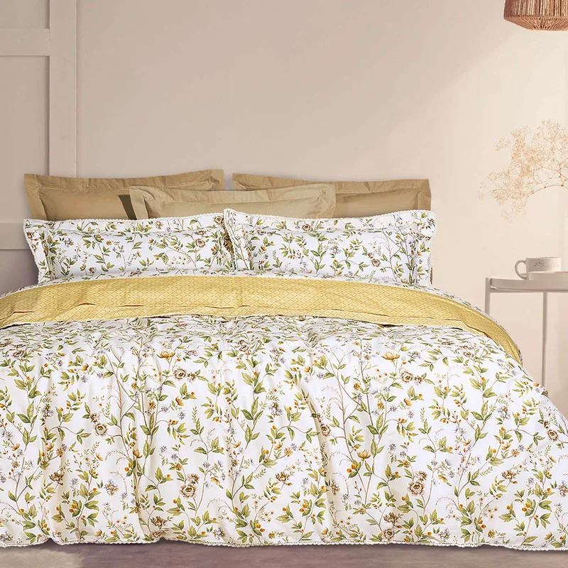 Σεντόνια Υπέρδιπλα Σετ Das Home Prestige 1675 Ecru 240x260