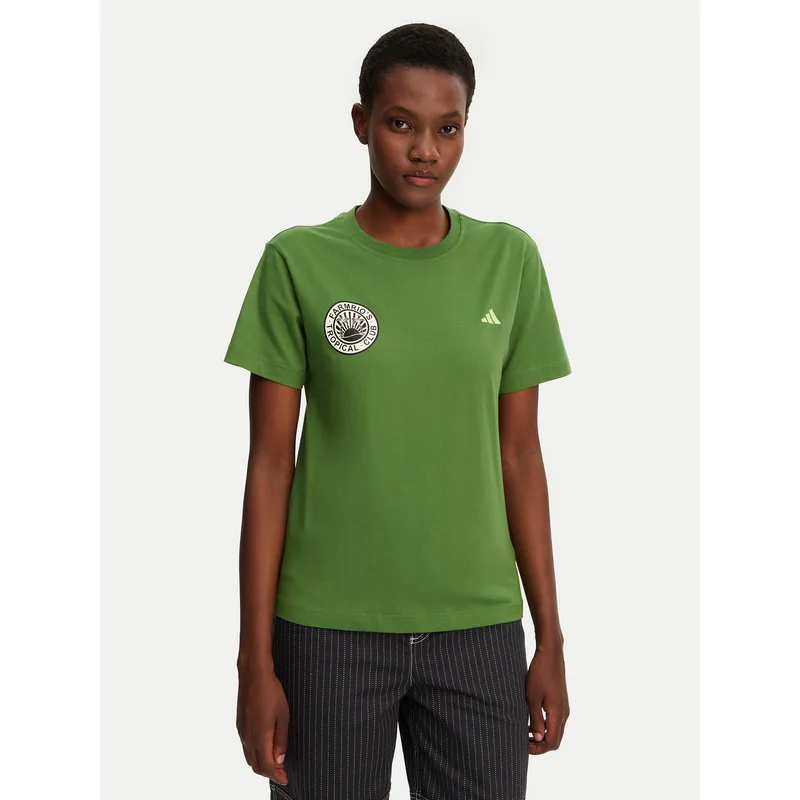 adidas T-Shirt FARM Graphic JD6292 Πράσινο Regular Fit