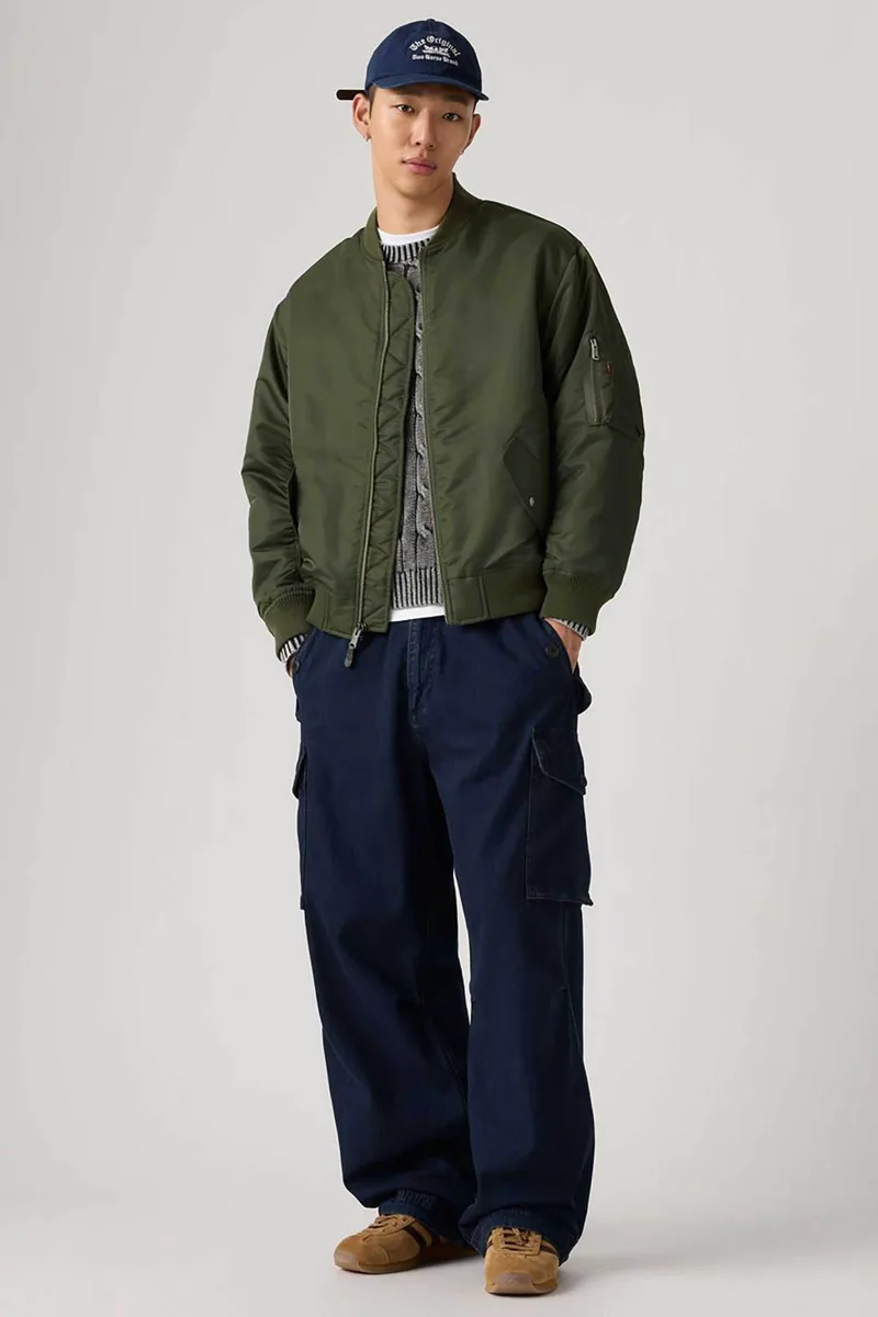 Levi's® ανδρικό παντελόνι cargo Baggy Fit "Field" - 003KO0011 Μπλε Σκούρο