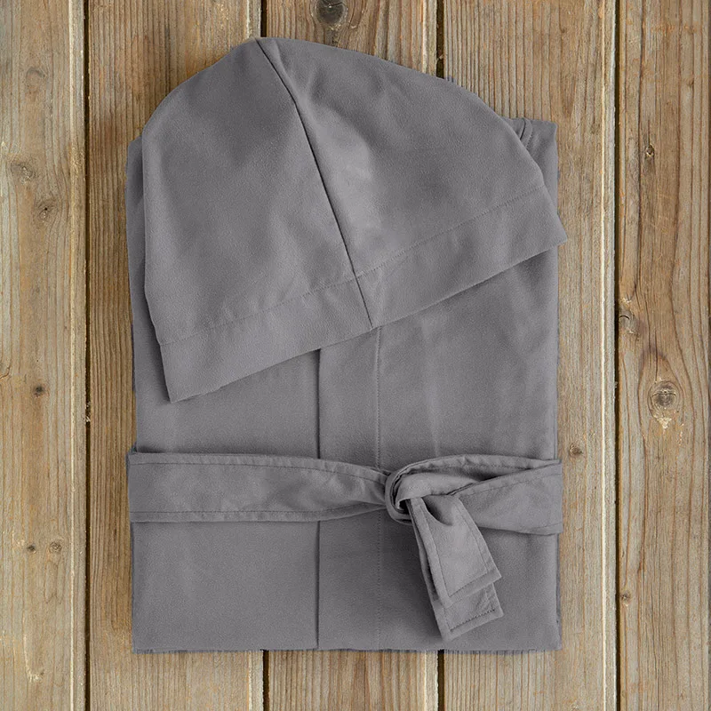 Μπουρνούζι Με Κουκούλα Nima Comfort Dark Gray