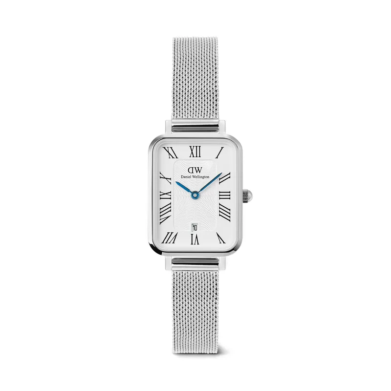Ρολόι Daniel Wellington Quadro Sterling Roman Numerals DW00100863 Ασημί