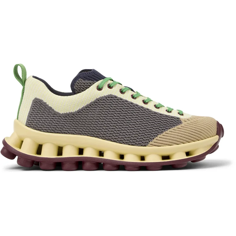 CAMPER Camper x SUNNEI - PELOTISSIMA - Sneakers Για Γυναικεία - Γκρι,Κίτρινο,Μπεζ, Μέγεθος 38, Cotton fabric