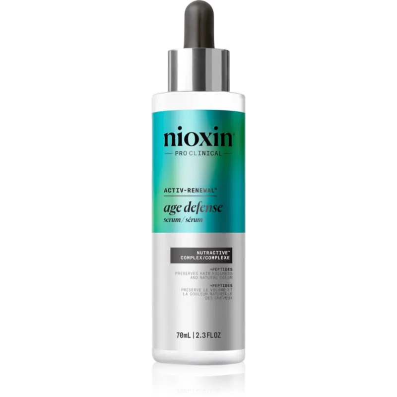 Nioxin Age defense Serum ενυδατικός ορός για όμορφα μαλλιά και δέρμα 70 ml