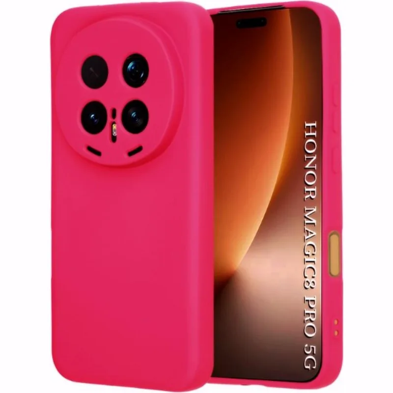 Θήκη Honor Magic8 Pro Techsuit SoftFlex Σιλικόνης - Hot Ροζ (5949419358850)