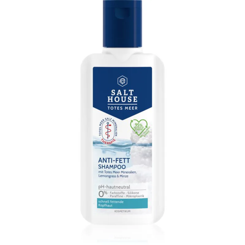 Salt House Dead Sea Therapy Anti-grease Shampoo σαμπουάν για λιπαρό δέρμα του τριχωτού της κεφαλής 250 ml