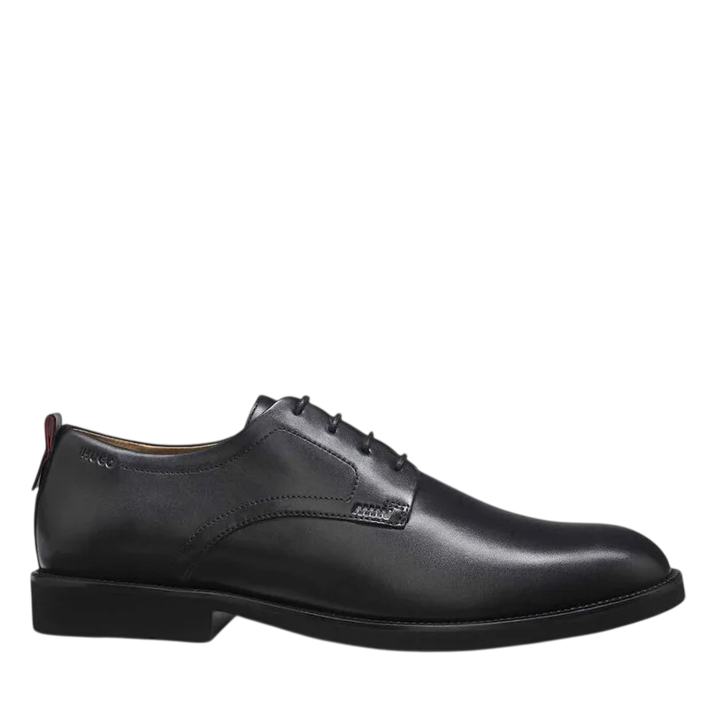 Ανδρικά Δερμάτινα Ginsby Παπούτσια Μαύρα HUGO 50567759-001