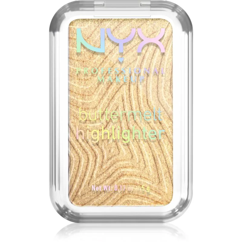 NYX Professional Makeup Buttermelt Highlighter λαμπρυντικό απόχρωση butta than gold 25 5 γρ