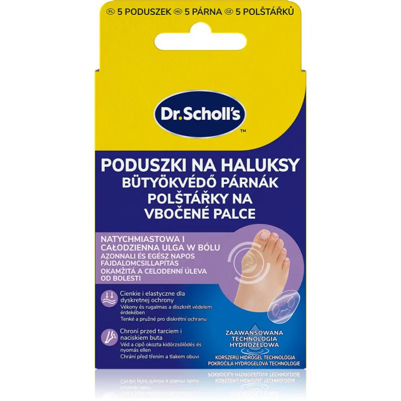 Scholl Dr. Scholl's Bunion Cushions προστατευτικό επίθεμα ποδιού για κάλους 5 τμχ