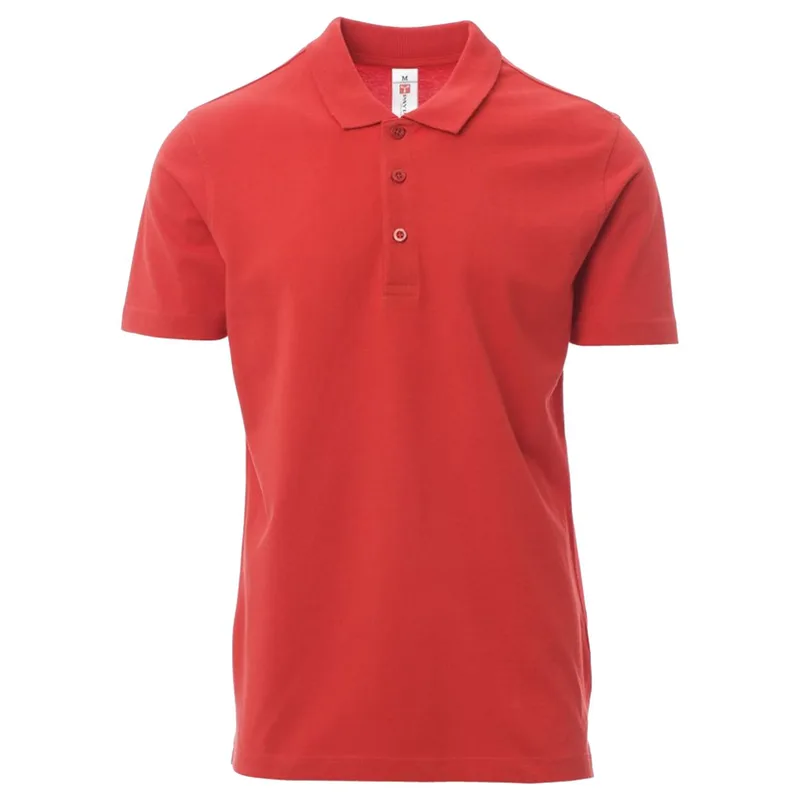 Κοντομάνικη μπλούζα ROME Polo PAYPER 02000466 Red
