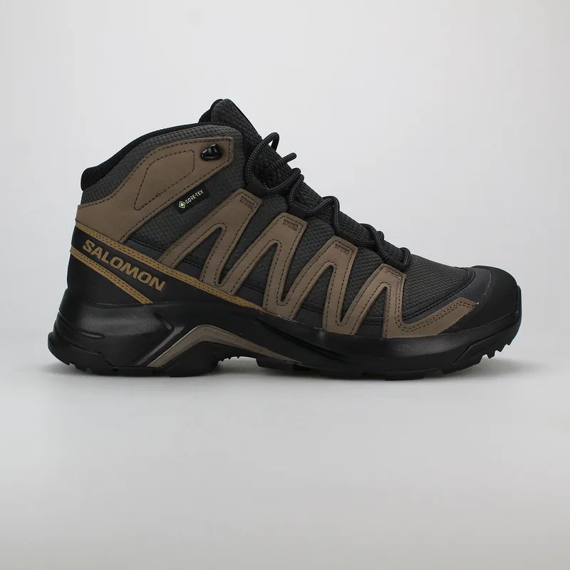 SALOMON X-ADVENTURE RECON MID GORE-TEX HIKING BOOTS ΚΑΦΕ