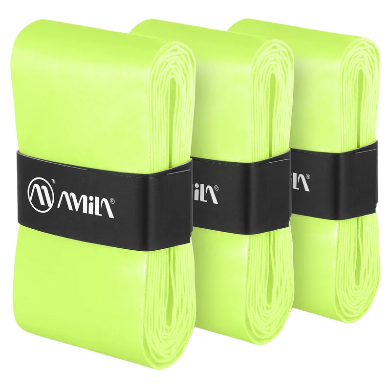 Ταινία Λαβής Ρακετών Amila Overgrip Neon geen 3 Τεμ