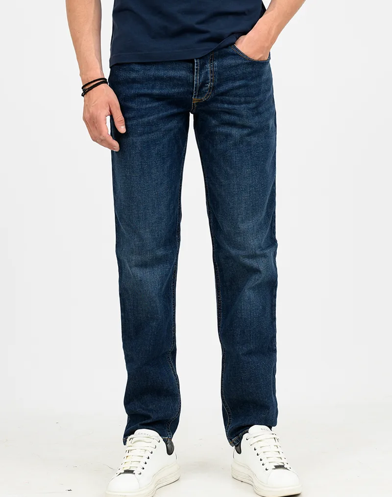 DIESEL 2023 D-FINITIVE L.34 TROUSERS A102310ADBG-01 DenimDarkBlue
