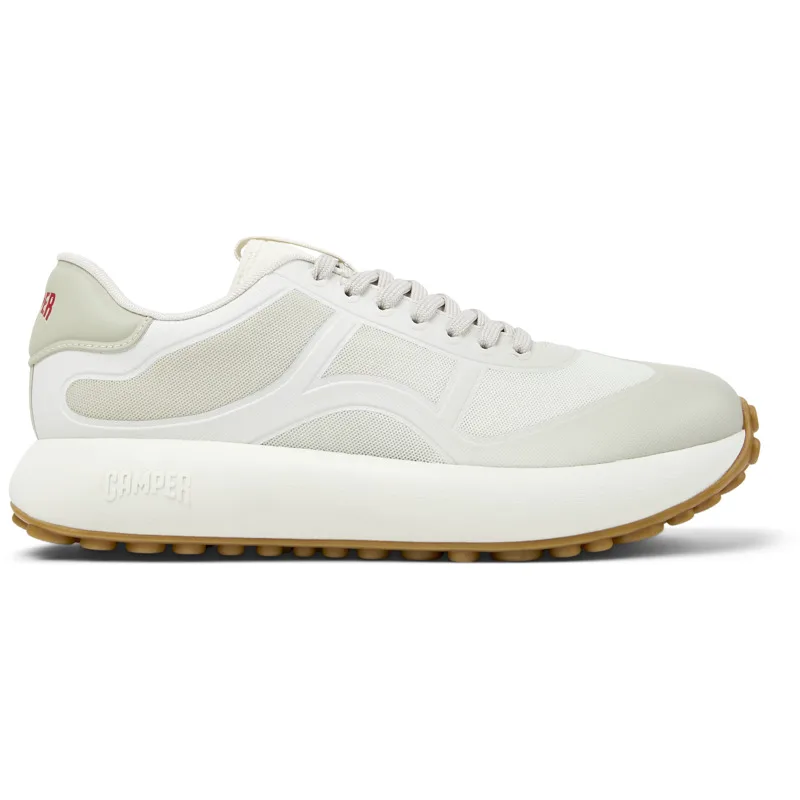 CAMPER Twins - Casual παπούτσια Για Ανδρικα - Λευκό,Μπεζ, Μέγεθος 40, Cotton fabric
