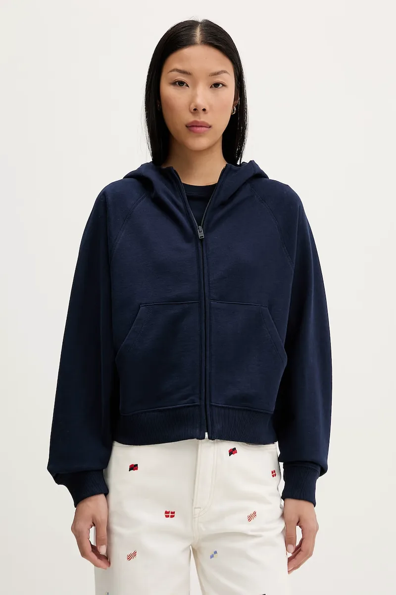 Tommy Jeans μπλούζα με κουμπιά Γυναικεία βαμβακερή