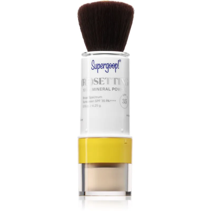 Supergoop! (Re)setting μεταλλική πούδρα SPF 35 4.25 γρ