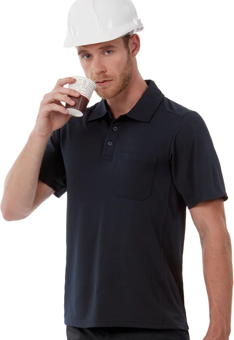 Coolpower Pocket Μπλουζάκι Polo B & C Coolpower Pro Polo Navy