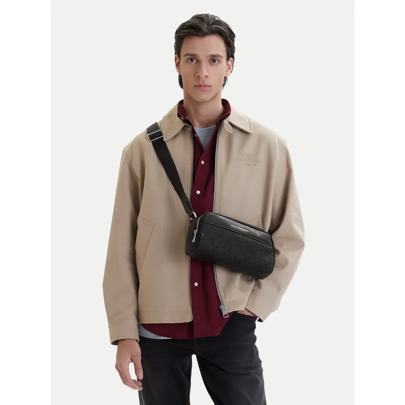 Τσαντάκι Tommy Hilfiger Th Flag Monogram Camera Bag AM0AM14297 Μαύρο