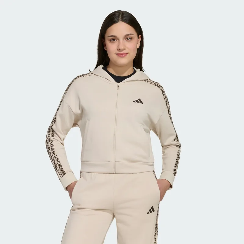 adidas sportswear K Seasonals Animal Full Zip Hoodie (9000280601_95100)