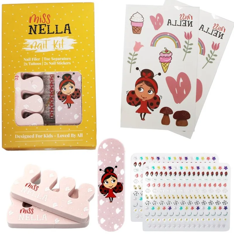 Miss Nella Nail & Accessories Kit Παιδικό Σετ Νυχιών με Αξεσουάρ 1 Τεμάχιο
