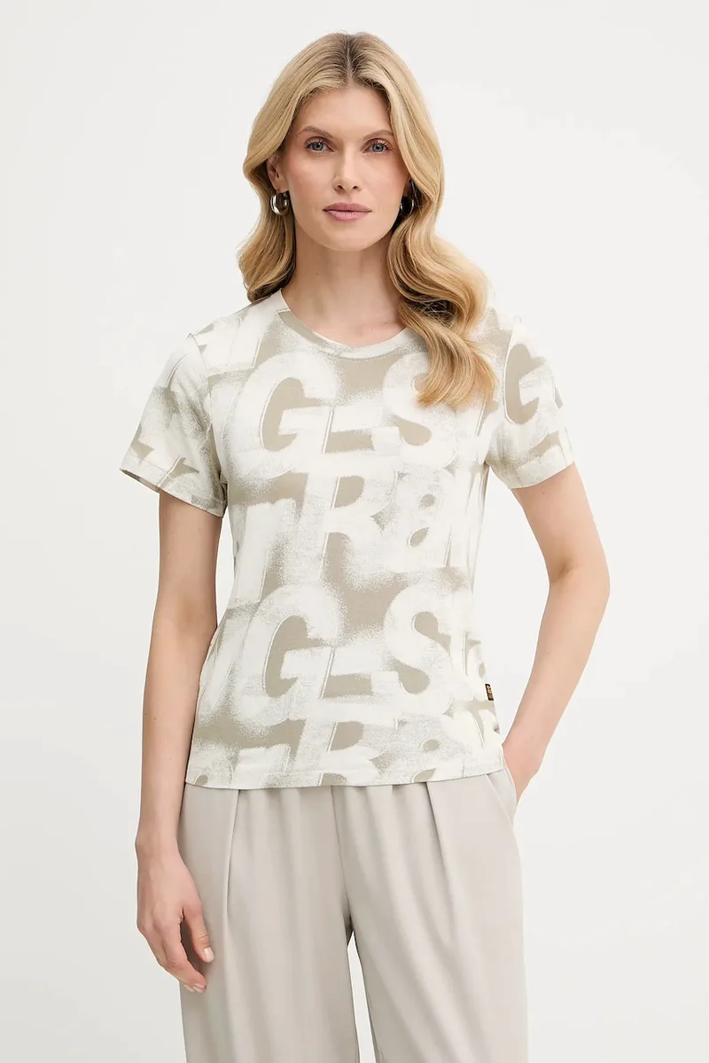 Βαμβακερό μπλουζάκι G-Star Raw