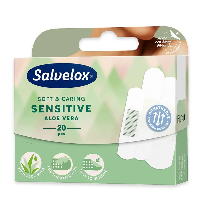 Salvelox sensitive aloe vera 20pcs