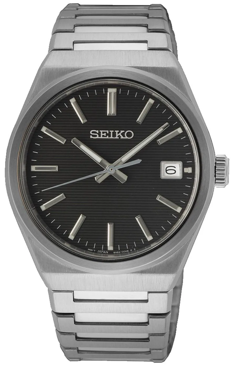 SEIKO Conceptual Essential Time Men - SUR557P1, Silver case with Stainless Steel Bracelet
