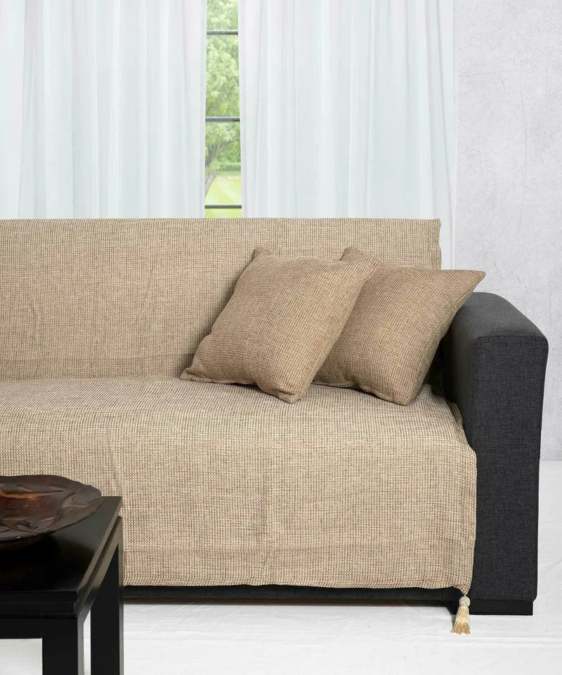 Ριχτάρι πολυθρόνας (180Χ180) 9925 ΑΜΜΟΣ, SILK FASHION