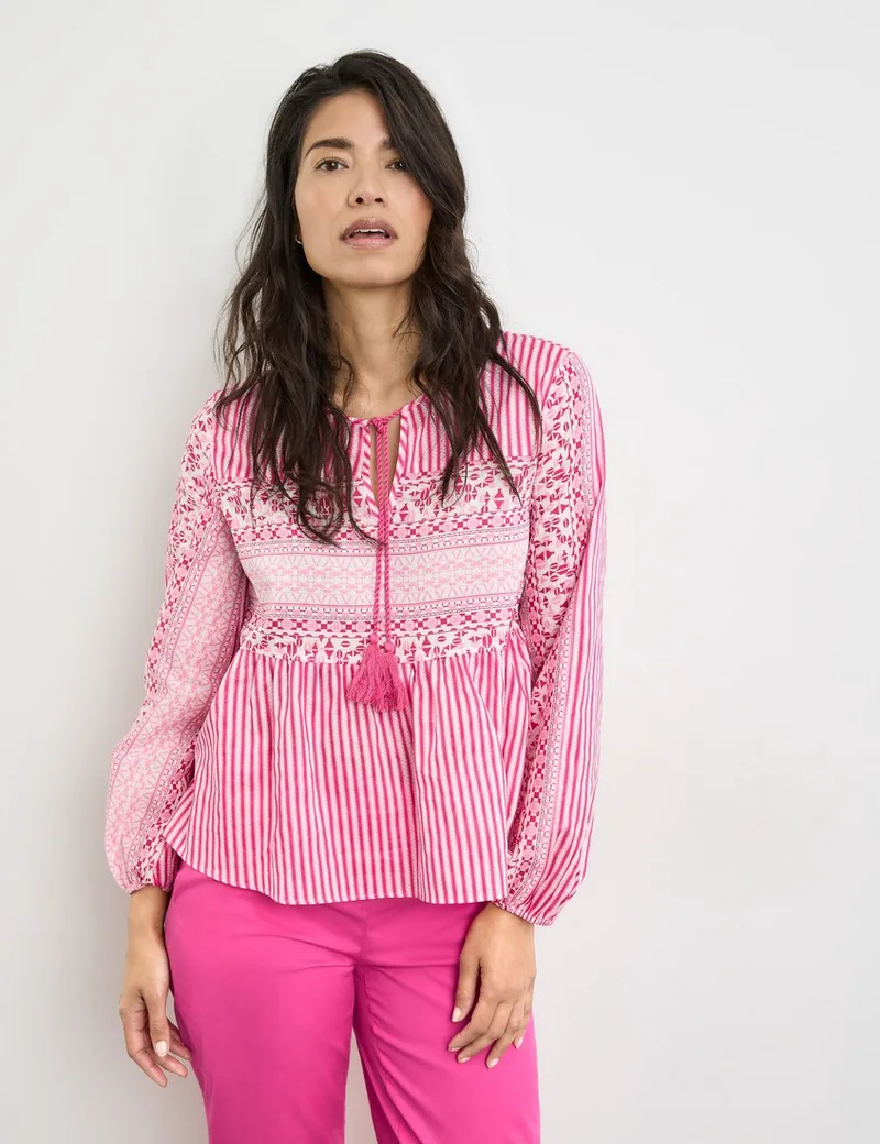Gerry Weber μπλούζα printed σε ροζ εμπριμέ