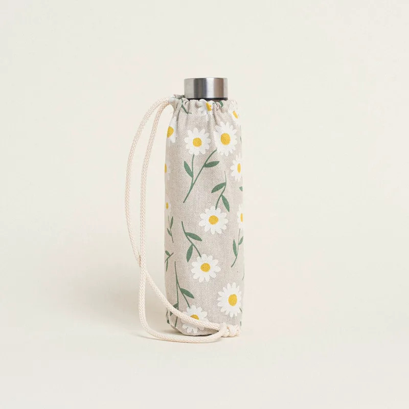 Beauty Home ΘΗΚΗ ΓΙΑ ΜΠΟΥΚΑΛΙ ΜΕ ΚΟΡΔΟΝΙ 22 x 12 cm ΜΑΡΓΑΡΙΤΕΣ