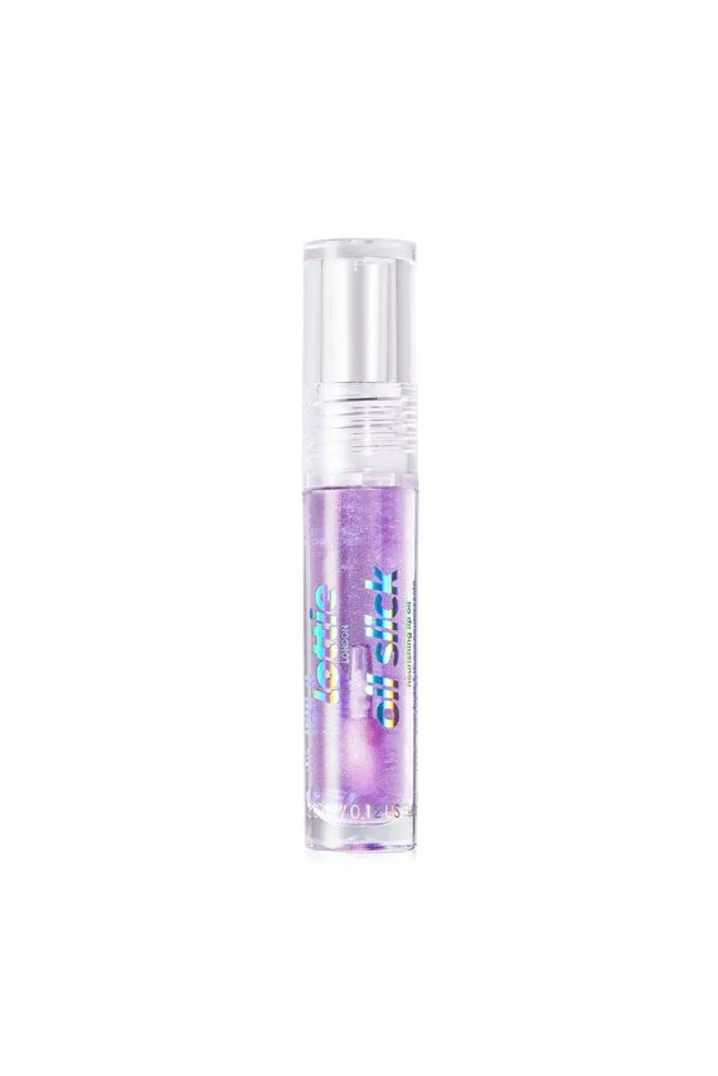Λαδι Χειλιων Oil Slick Nourishing Lip Oil Blueberry Lottie London Μονόχρωμο