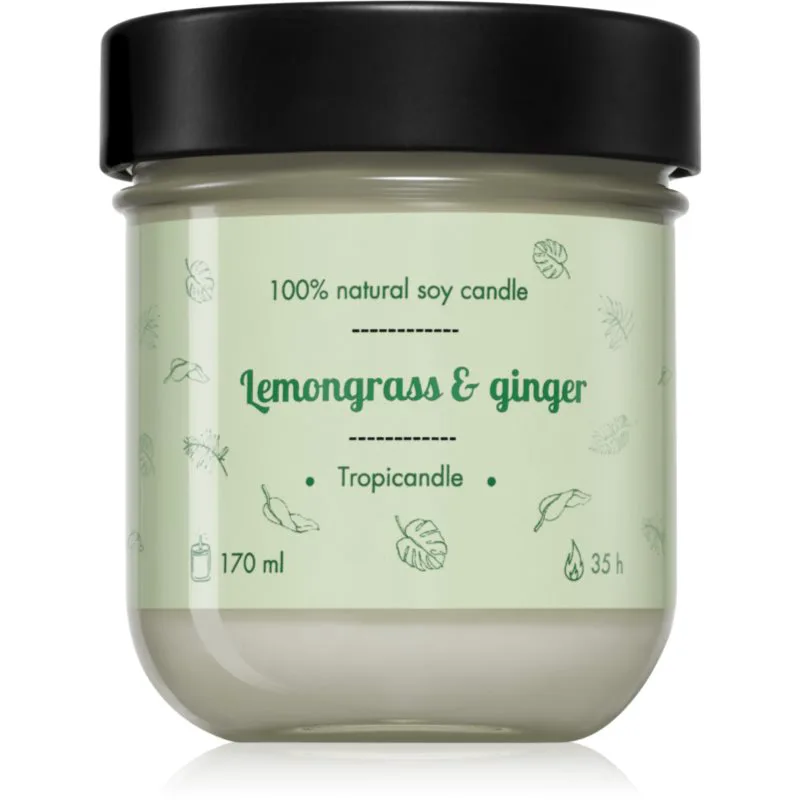 Tropicandle Lemongrass & Ginger αρωματικό κερί 170 ml