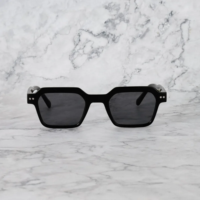 ELLIOT Tinted Sunglasses | Black | Gray Shades | Explicit Poets Sunglasses