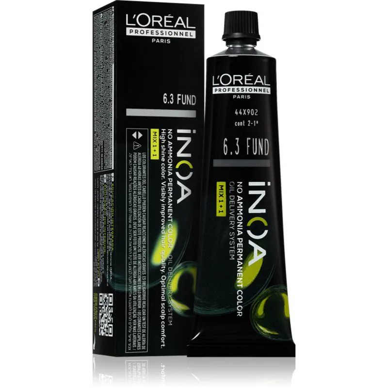 L’Oréal Professionnel Inoa μόνιμη βαφή μαλλιών χωρίς αμμωνία απόχρωση 6.3 F 60 ml