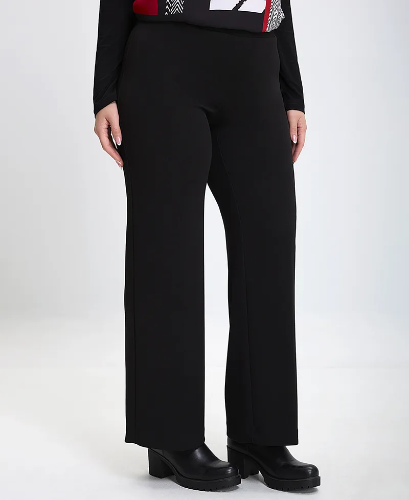 Γυναικείο Παντελόνι Wide Leg σε Μαύρο